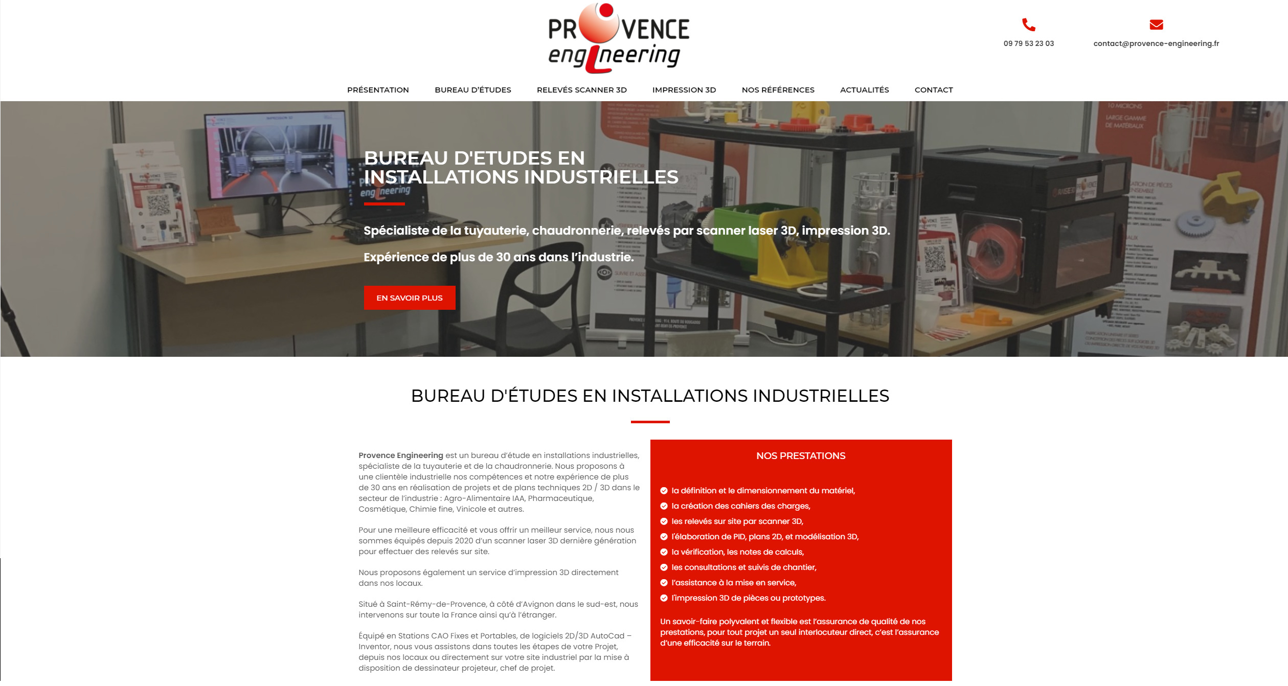 Read more about the article Lancement de notre nouveau site internet Provence Engineering