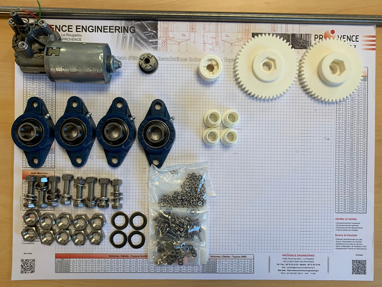 Homyl - Assemblage Vehicules de Ingénierie à Vis 3D, Kit DIY