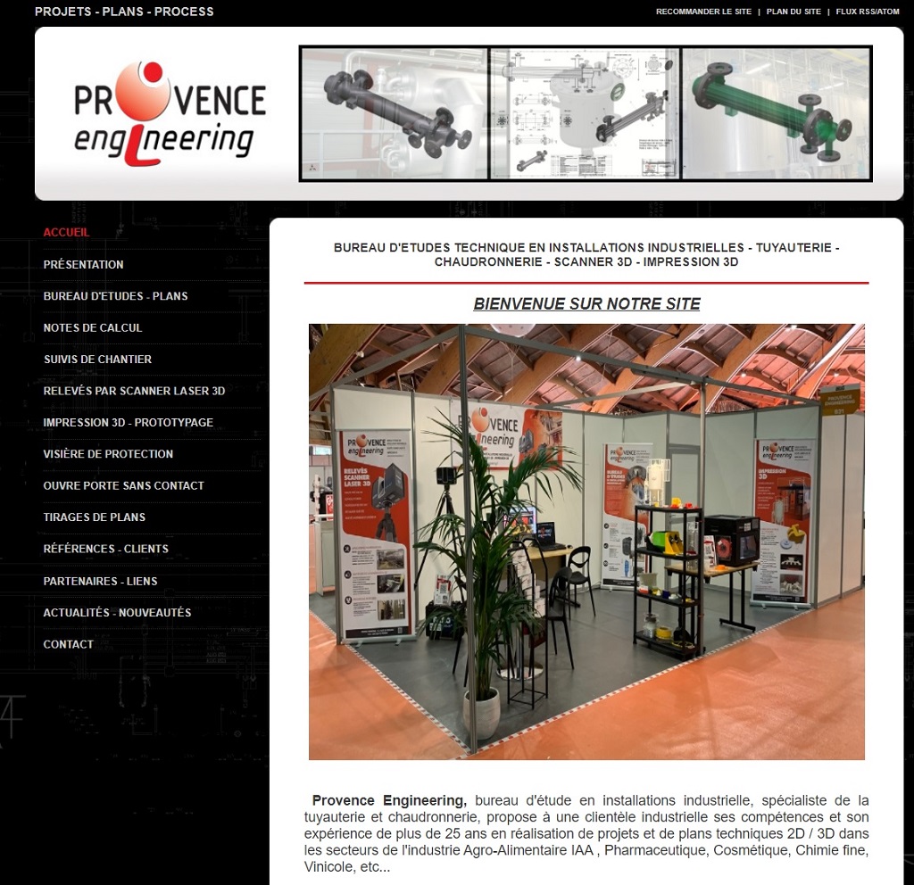 Read more about the article Création de notre premier site web Provence Engineering